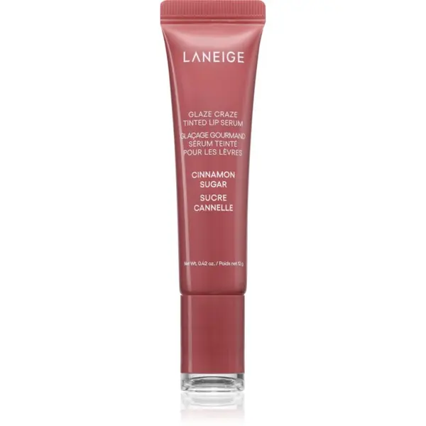 LANEIGE LANEIGE Glaze Craze Tinted Lip Serum тониращ балсам за устни цвят Cinnamon Sugar 12 гр.