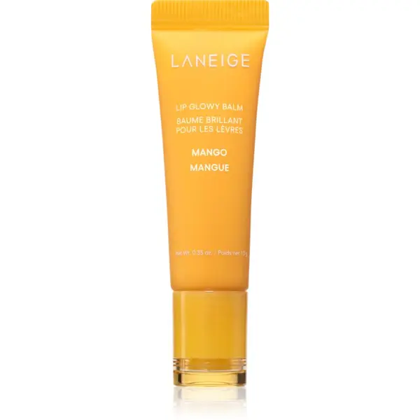 LANEIGE LANEIGE Lip Glowy Balm балсам за устни придаващ хидратация и блясък цвят Mango 10 гр.