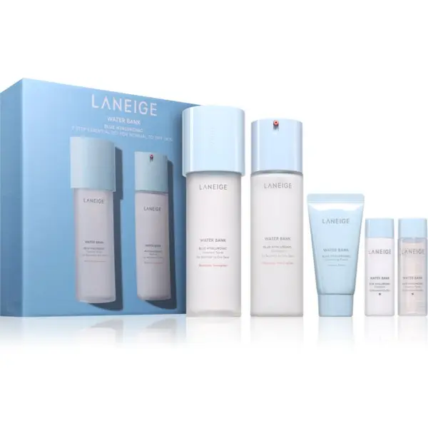 LANEIGE LANEIGE Water Bank Blue Hyaluronic 2-Step Essentials Set for Normal to Dry Skin подаръчен комплект за жени