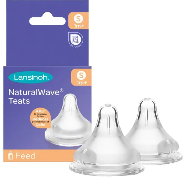 Lansinoh Lansinoh NaturalWave биберон за шише Slow 2 бр.