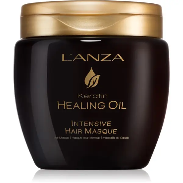 L'anza L'anza Keratin Healing Oil Intensive Hair Masque подхранваща маска за гладка и лъскава коса 210 мл.
