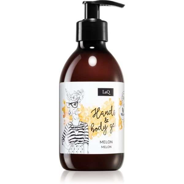 LaQ LaQ Fruit Line Melon освежаващ душ гел за ръце и тяло 300 мл.
