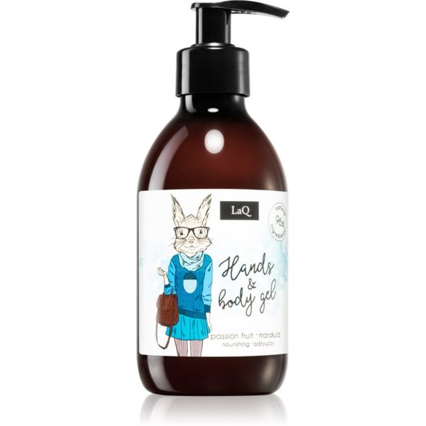 LaQ LaQ Fruit Line Passion Fruit освежаващ душ гел за ръце и тяло 300 мл.