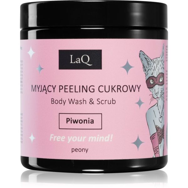LaQ LaQ Kitten Peony почистващ пилинг за тяло 220 гр.