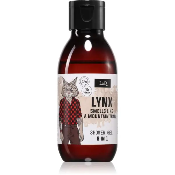 LaQ LaQ Lynx From Mountain свеж душ гел 8 в 1 100 мл.