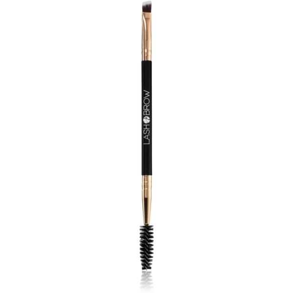 Lash Brow Lash Brow Eyebrow Brush Type 3 двустранна четка за вежди 1 бр.