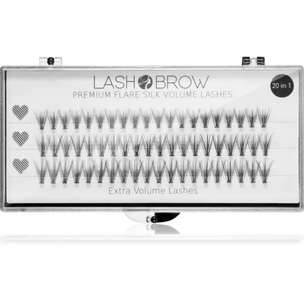 Lash Brow Lash Brow Premium Flare Silk Lashes изкуствени мигли Extra Volume 1 бр.