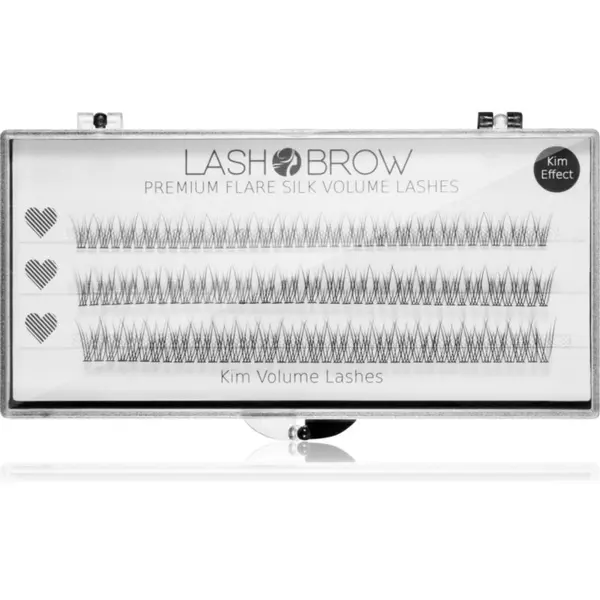 Lash Brow Lash Brow Premium Flare Silk Lashes изкуствени мигли Kim Volume Lashes 1 бр.