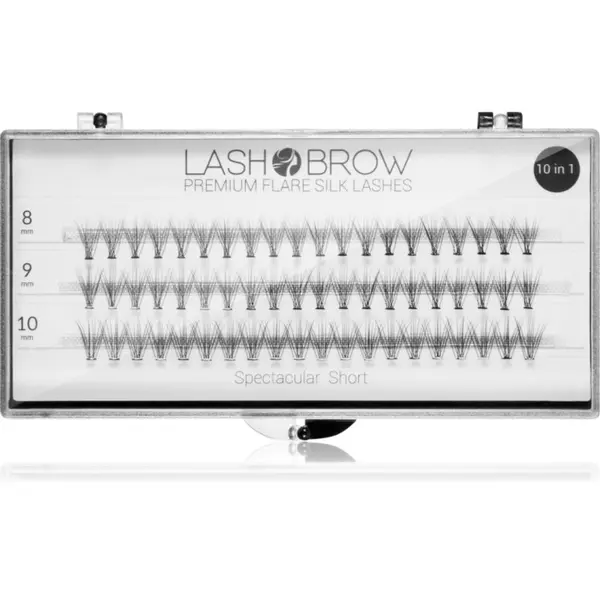 Lash Brow Lash Brow Premium Flare Silk Lashes изкуствени мигли Spectacular Short 1 бр.