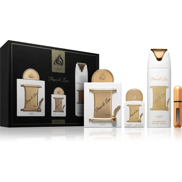 Lattafa Lattafa Peace & Love подаръчен комплект унисекс 1 бр.