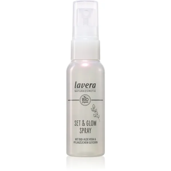 Lavera Lavera Set & Glow Spray спрей за фиксация за озаряване на лицето 50 мл.