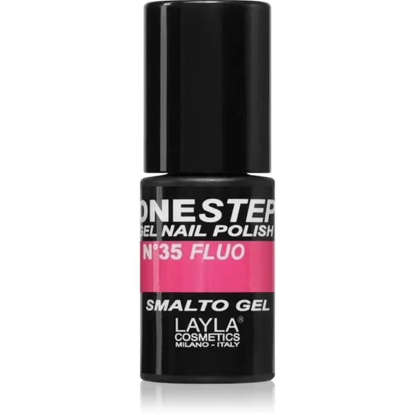 Layla Cosmetics Layla Cosmetics One Step лак за нокти цвят n.35 Strike Fluo 5 мл.