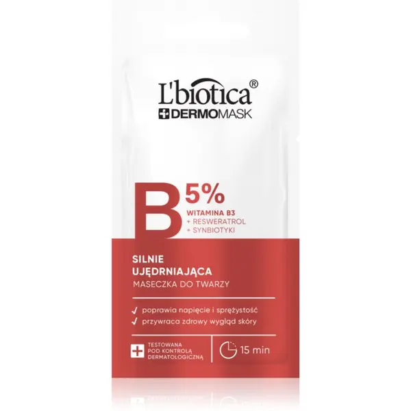 L’biotica L’biotica DermoMask B 5% стягаща маска за лице 8 мл.