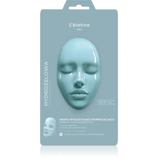 L’biotica L’biotica Estetic Clinic Acid Treatment интензивна хидрогелна маска с изглаждащ ефект 1 бр.