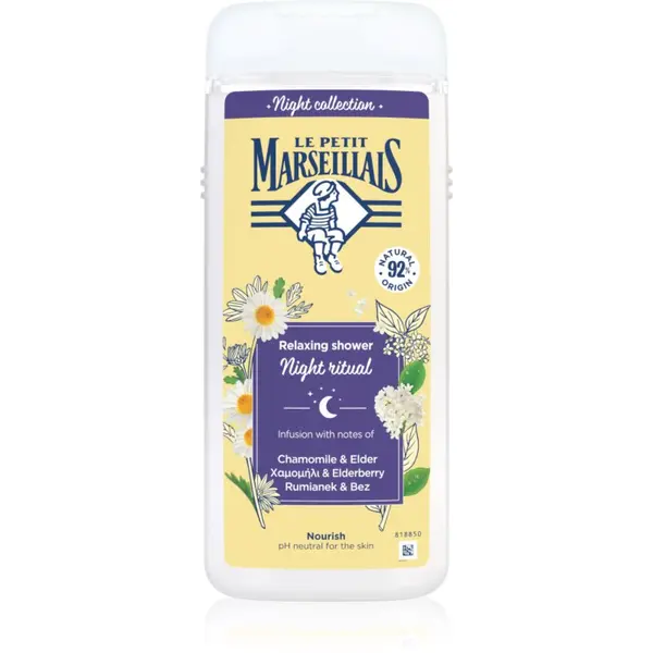 Le Petit Marseillais Le Petit Marseillais Night Collection Chamomile & Elder релаксиращ душ гел 650 мл.