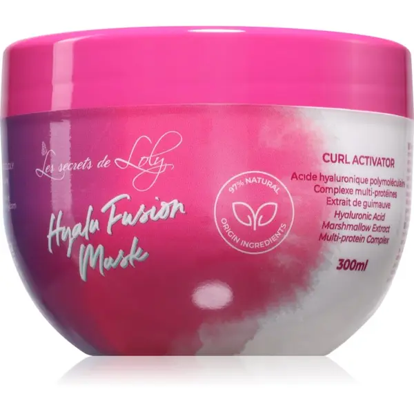 Les Secrets De Loly Les Secrets De Loly Hyalu Fusion Mask маска за коса за активиране на къдриците 300 мл.