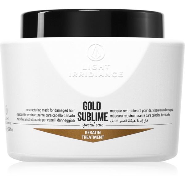 Light Irridiance Light Irridiance Gold Sublime реструктурираща маска за увредена коса 500 мл.