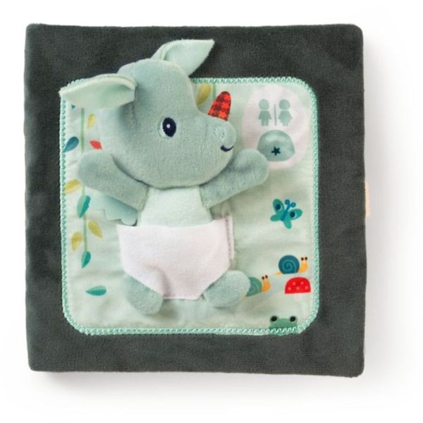 Lilliputiens Lilliputiens Playbook Joe Knock-Knock контрастна образователна книжка 18 m+ 1 бр.