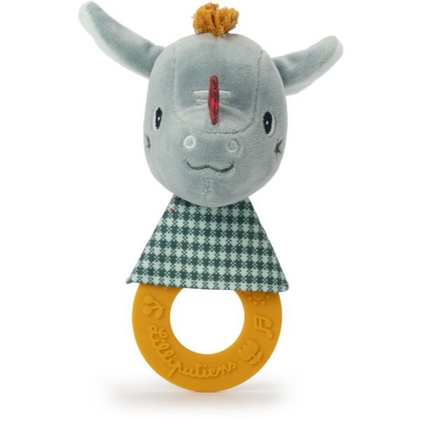 Lilliputiens Lilliputiens Teething Rattle Joe гризалка 3 m+ 1 бр.