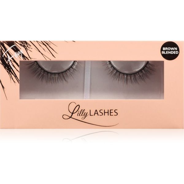 Lilly Lashes Lilly Lashes Everyday Faux Mink Brown Blended изкуствени мигли тип Naked 1 чифт