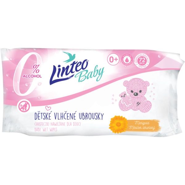 Linteo Linteo Baby мокри кърпички с невен 72 бр.