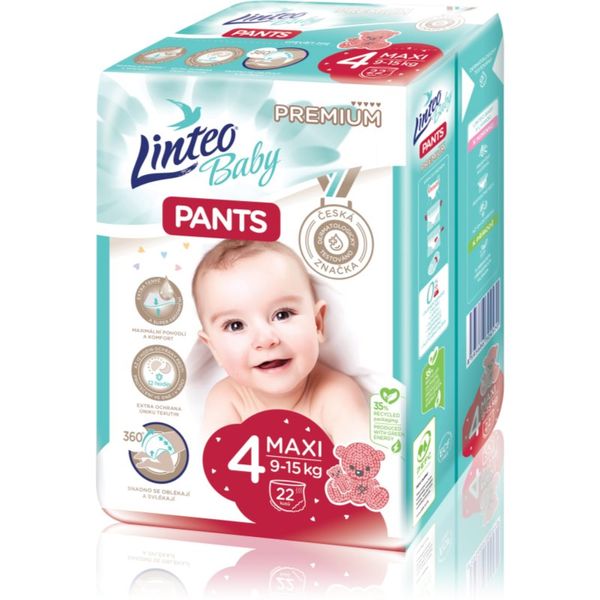 Linteo Linteo Baby Pants еднократни пелени гащички Maxi Premium 9-15 kg 22 бр.