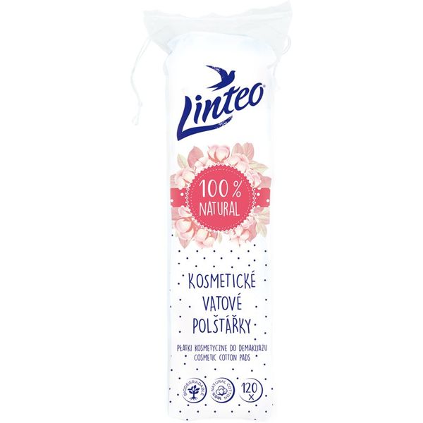 Linteo Linteo Natural Cotton Pads памучни подложки 120 бр.
