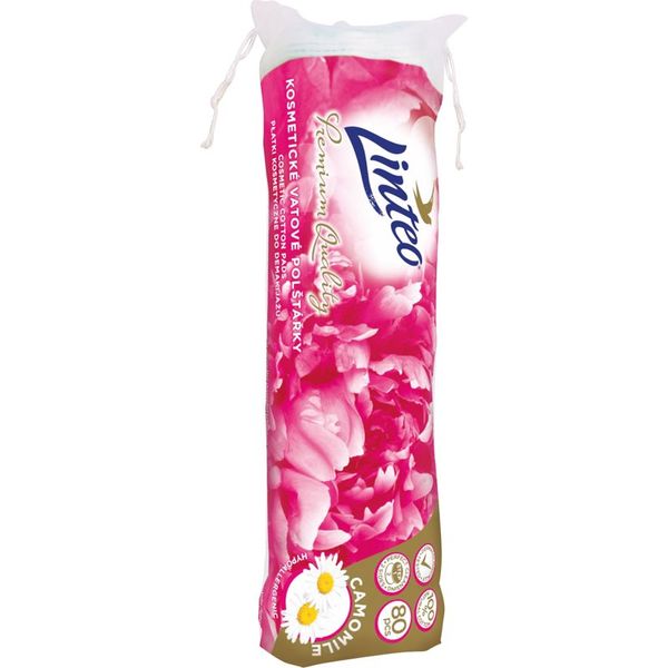 Linteo Linteo Premium тампони за почистване на грим Camomile 80 бр.