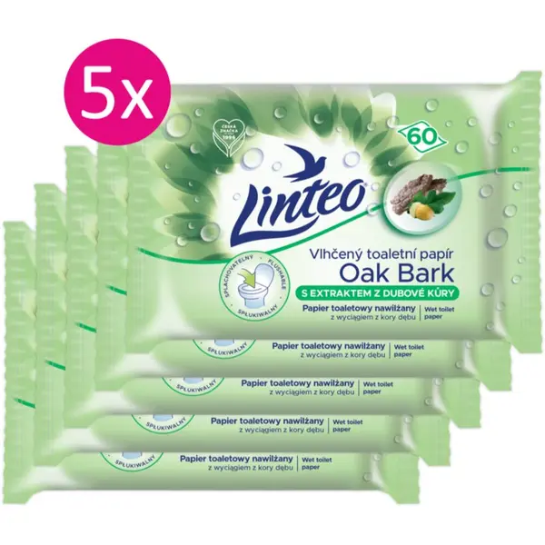 Linteo Linteo Wet Toilet Paper влажна тоалетна хартия 60x5 бр.