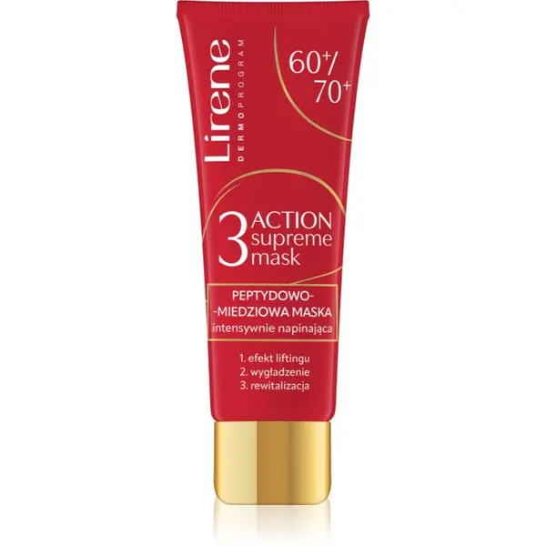 Lirene Lirene 3 Action Supreme Mask маска с лифтинг и стягащ ефект за зряла кожа 50 мл.
