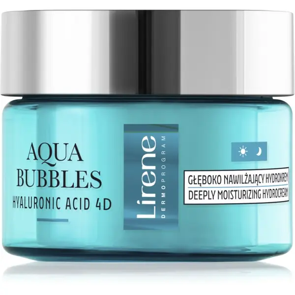 Lirene Lirene Aqua Bubbles дълбоко хидратиращ крем в дълбочина дневен и нощен 50 мл.