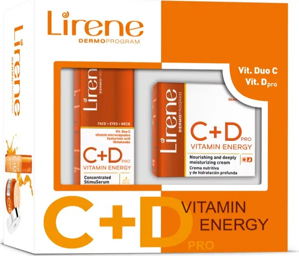 Lirene Lirene C+D PRO Vitamin Energy подаръчен комплект за всички типове кожа на лицето за жени