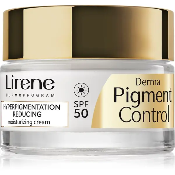 Lirene Lirene Derma Pigment Control Cream SPF 50 озаряващ хидратиращ крем против пигментни петна SPF 50 50 мл.