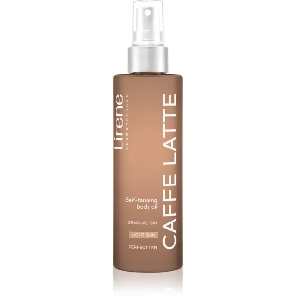 Lirene Lirene Perfect Tan автобронзиращо масло за тяло Caffe Latte 200 мл.