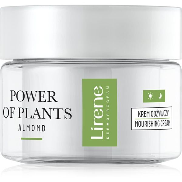 Lirene Lirene Power of Plants Almond подхранващ крем за възстановяване стегнатостта на кожата 50 мл.
