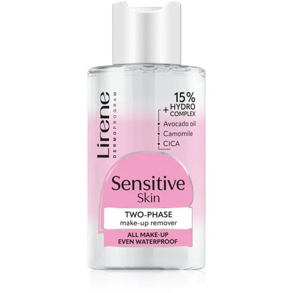 Lirene Lirene Sensitive skin двуфазна мицеларна вода за чувствителна кожа на лицето 125 мл.