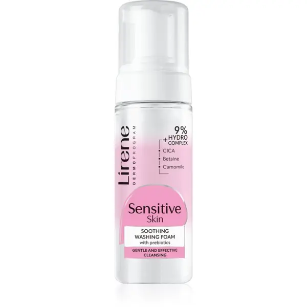 Lirene Lirene Sensitive skin успокояваща мицеларна пяна за чувствителна кожа на лицето 150 мл.