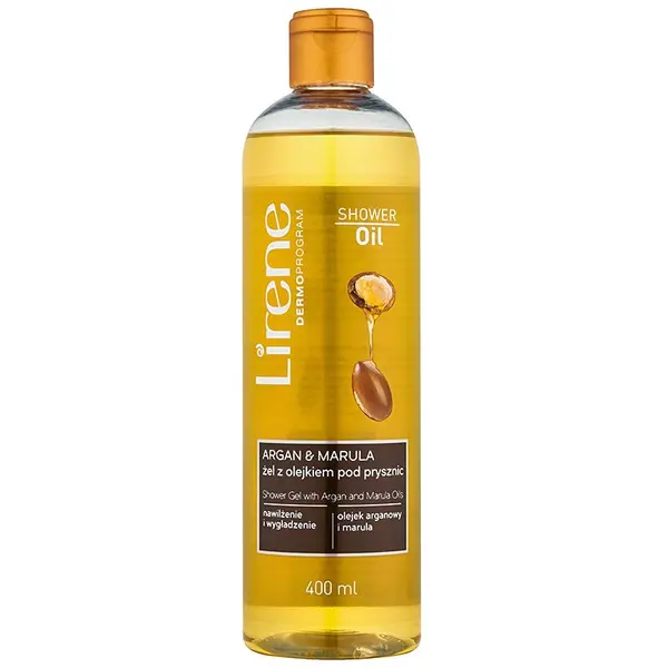 Lirene Lirene Shower Oil Argan and Marula душ масло с подхранващ ефект 400 мл.