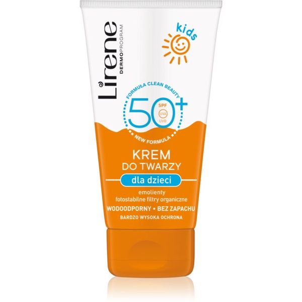 Lirene Lirene Sun Kids защитен крем за лице водоустойчив за деца  50 мл.