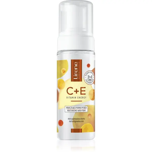 Lirene Lirene Vitamin C+E хидратираща почистваща пяна с витамини C и Е 150 мл.