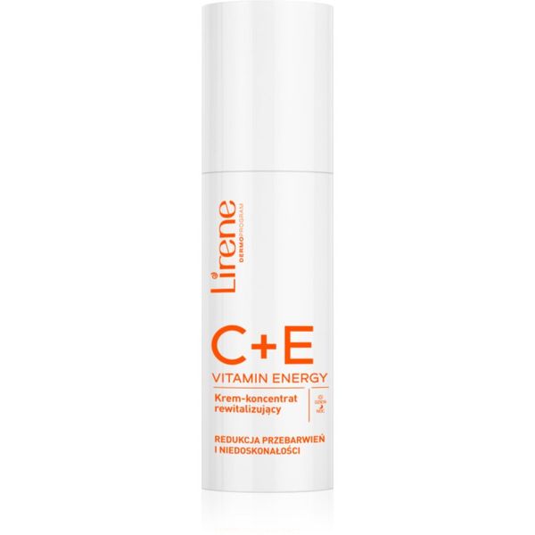 Lirene Lirene Vitamin C+E високо концентриран ревитализиращ крем за уморена кожа с витамини C и Е 40 мл.