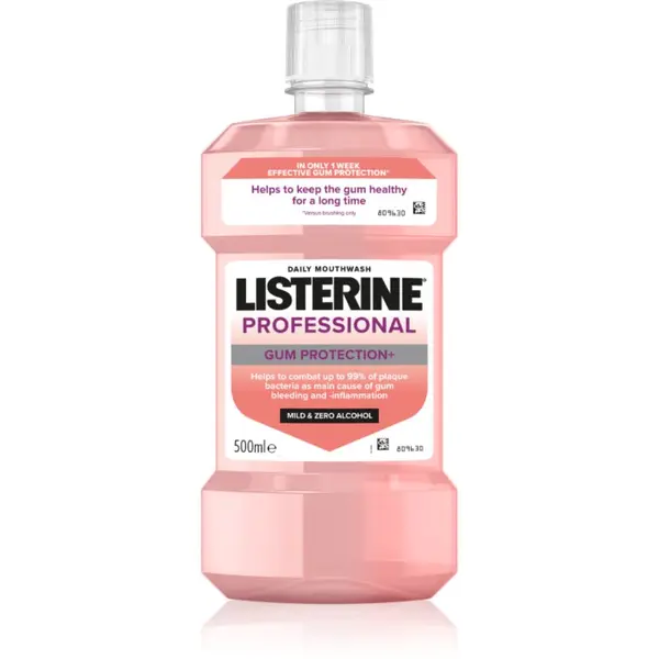 Listerine Listerine Professional Gum Protection+ вода за уста за защита на зъбите и венците 500 мл.