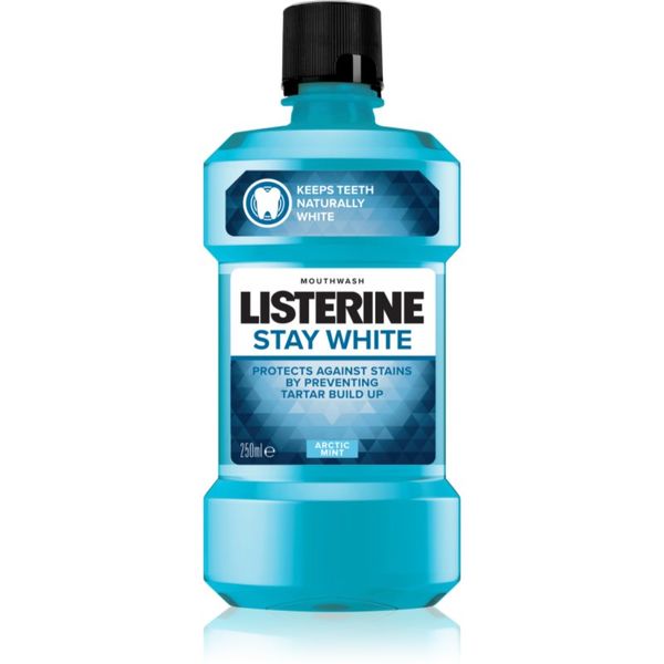 Listerine Listerine Stay White вода за уста с избелващ ефект вкус Arctic Mint  250 мл.