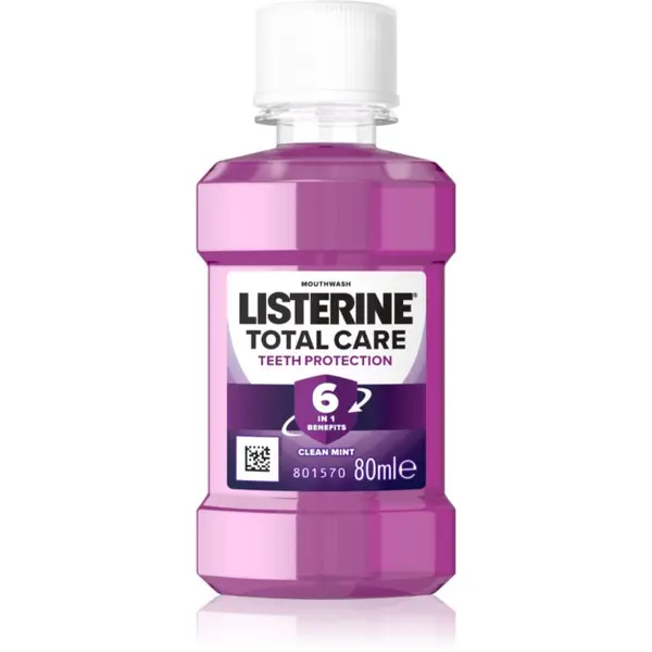 Listerine Listerine Total Care Teeth Protection вода за уста за цялостна защита на зъбите 6 в 1 80 мл.