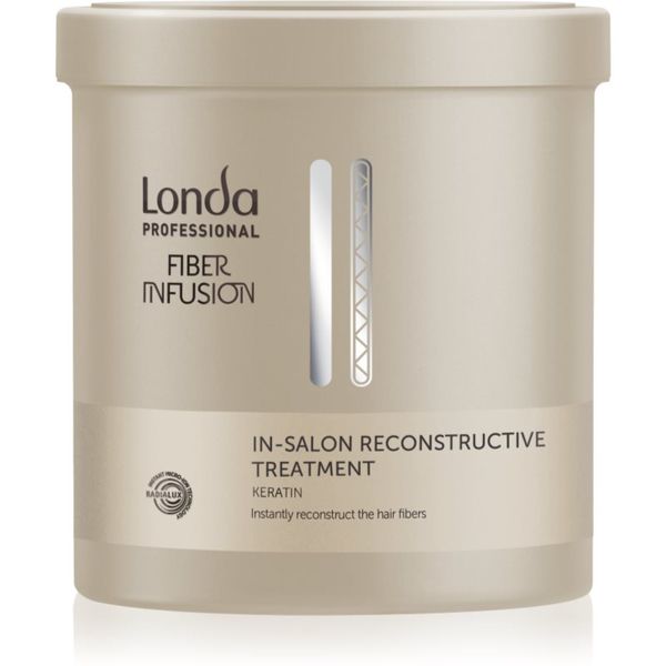 Londa Professional Londa Professional Fiber Infusion In-Salon Reconstructive Treatment възстановяваща маска за увредена коса с кератин 750 мл.
