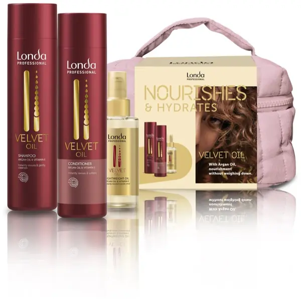 Londa Professional Londa Professional Velvet Oil Set подаръчен комплект за хидратация и блясък