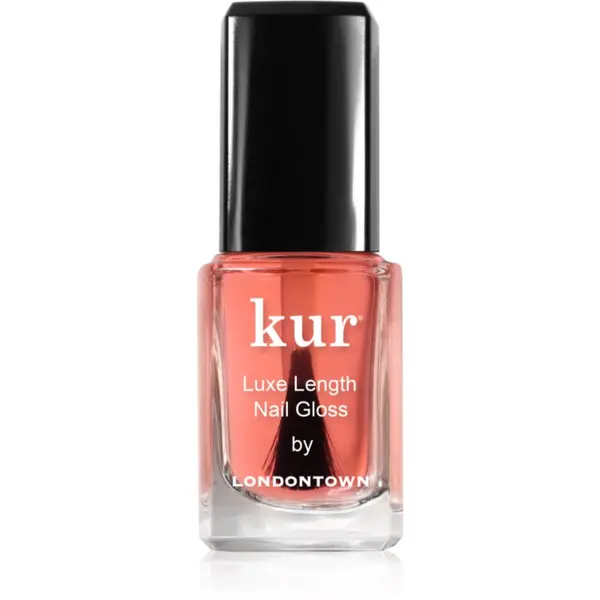 LONDONTOWN LONDONTOWN Kur Luxe Length Nail Gloss подсилващ лак за салби и увредени нокти 12 мл.