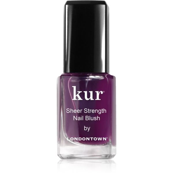 LONDONTOWN LONDONTOWN Kur Sheer Strength Nail Blush стягаща и озаряваща тонирана грижа за нокти цвят Concord 12 мл.
