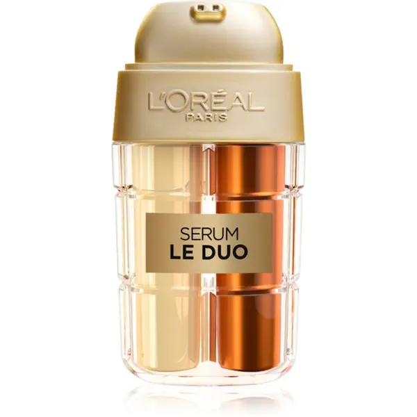 L’Oréal Paris L’Oréal Paris Age Perfect Le Duo Serum двуфазен подмладяващ серум за освежаване и изглаждане на кожата 15 мл.