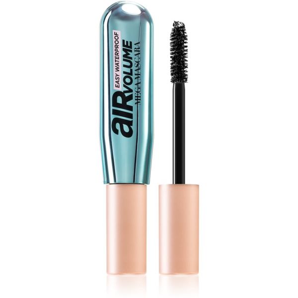 L’Oréal Paris L’Oréal Paris Air Volume Mega Mascara водоустойчива спирала за удължаване, извиване на миглите и придаване на обем цвят Black 7,9 мл.